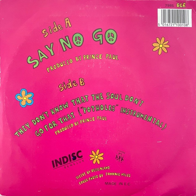 De La Soul｜Say No Go (7)｜レコード通販｜vivrantdiscstore