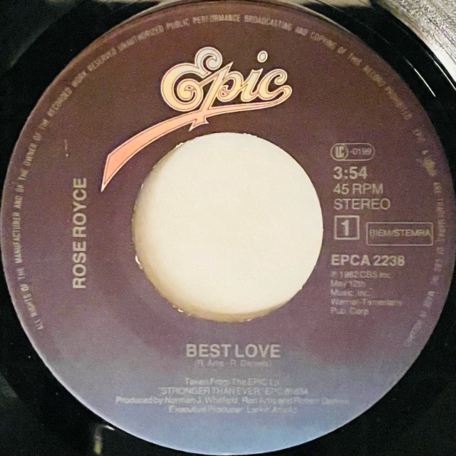 45★Rose Royce   Best Love   7インチ