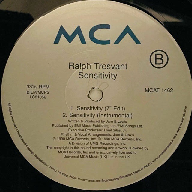 しくお (値下げ)Ralph Tresvant サイン入レコード NJS R&B 90s 9zu45