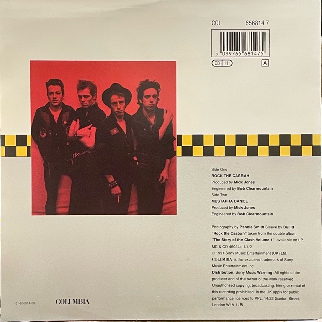 The Clash｜Rock The Casbah / Mustapha Dance (7)｜レコード通販｜vivrantdiscstore