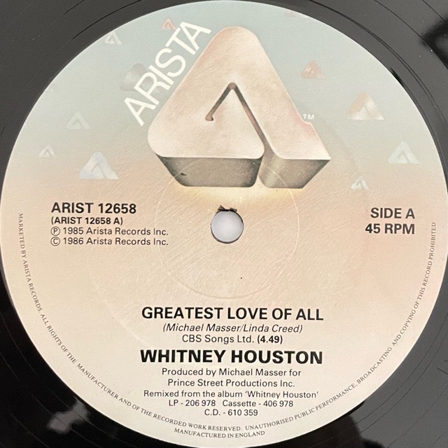 WHITNEY HOUSTON レコード Best