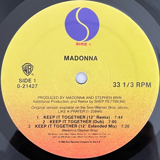 Madonna｜Keep It Together (12)｜レコード通販｜vivrantdiscstore