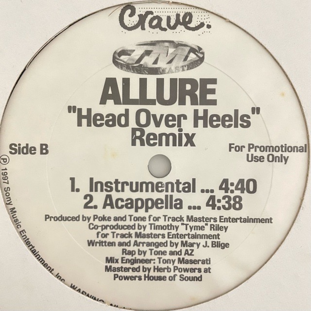 Allure｜Head Over Heels (Remix)(12)｜レコード通販｜vivrantdiscstore