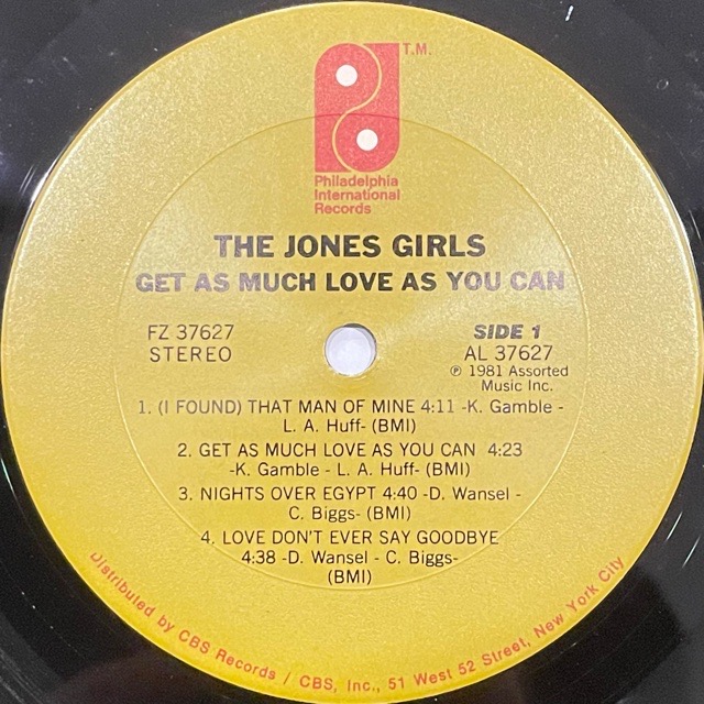 The Jones Girls｜Get As Much Love As You Can (LP)｜レコード通販 