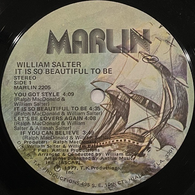 William Salter｜It Is So Beautiful To Be (LP)｜レコード通販 