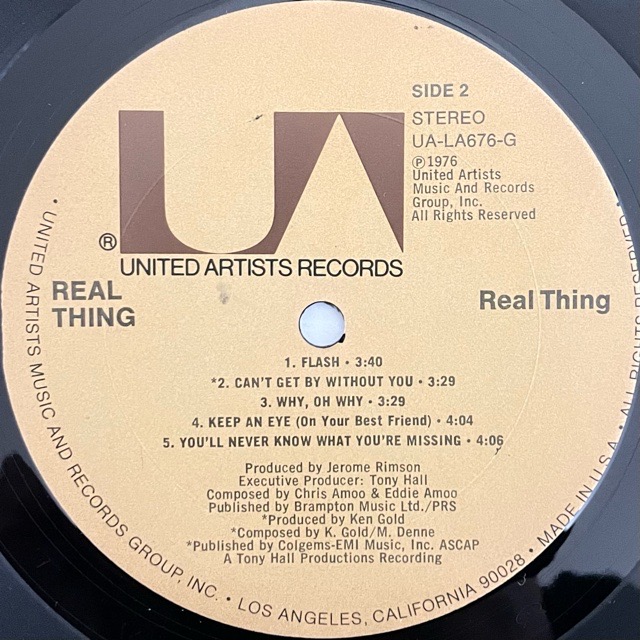 Real Thing｜Real Thing (LP)｜レコード通販｜vivrantdiscstore