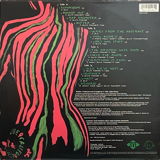 A Tribe Called Quest｜The Low End Theory (LP)｜レコード通販