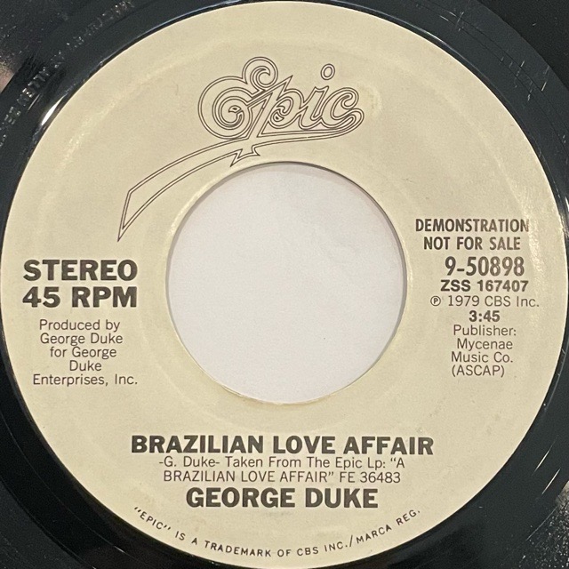 George Duke｜Brazilian Love Affair (7)｜レコード通販｜vivrantdiscstore