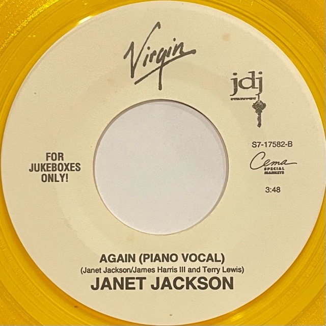 Janet Jackson｜Again (7)｜レコード通販｜vivrantdiscstore