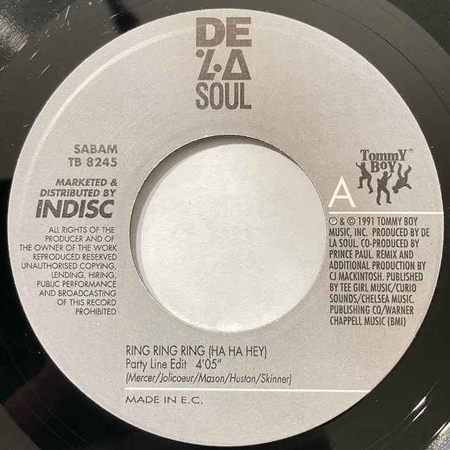 De La Soul｜Ring Ring Ring (Ha Ha Hey)(7)｜レコード通販