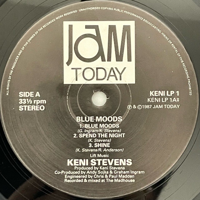 Keni Stevens｜Blue Moods (LP)｜レコード通販｜vivrantdiscstore