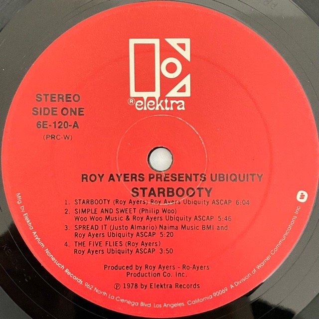 Roy Ayers Presents Ubiquity｜Starbooty (LP)｜レコード通販