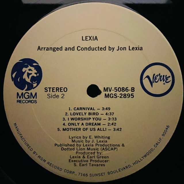 Lexia｜Lexia (LP)｜レコード通販｜vivrantdiscstore
