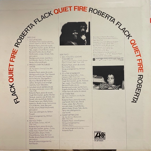 Roberta Flack｜Quiet Fire (LP)｜レコード通販｜vivrantdiscstore