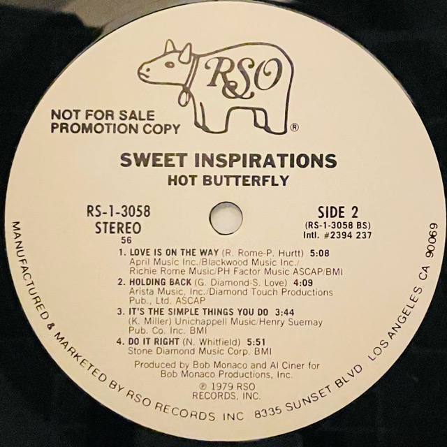 Sweet Inspirations｜Hot Butterfly (LP)｜レコード通販